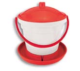 Easy Clean Drinker Red and White - 12 litres  